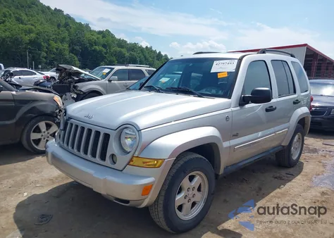 2006 Jeep Liberty Sport из США, поврежденный, VIN 1J4GL48K86W257572